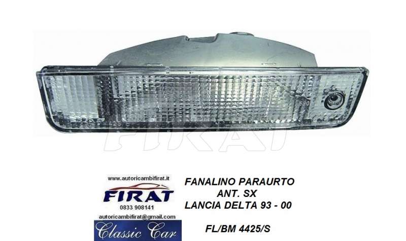 FANALINO PARAURTO LANCIA DELTA 93 - 99 ANT.SX BIANCO